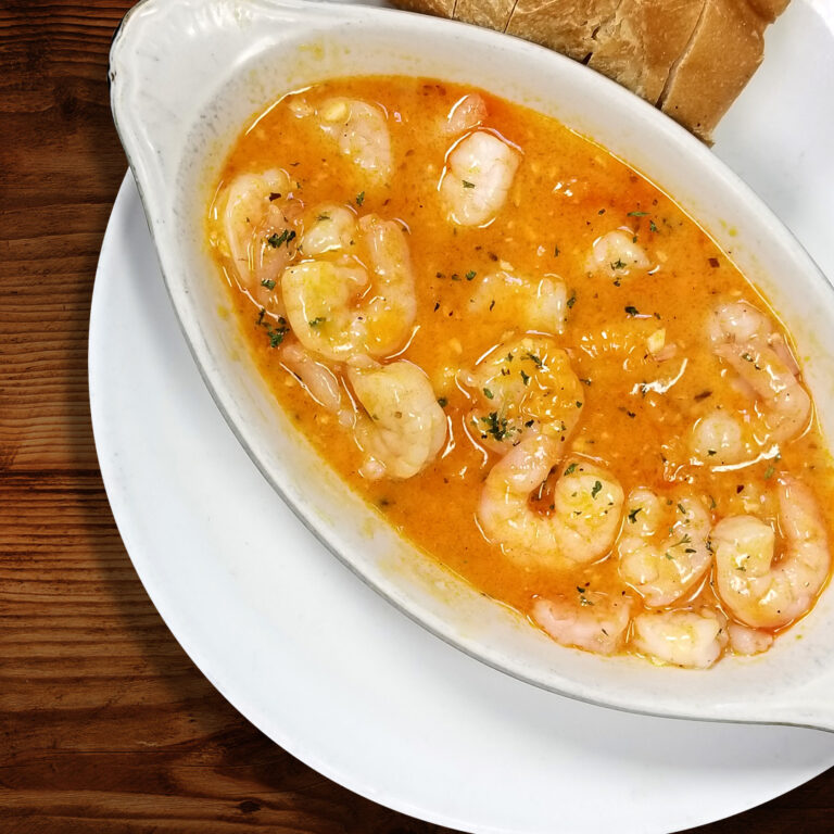 grande saloon dinignout spanish garlic shrimp 768x768