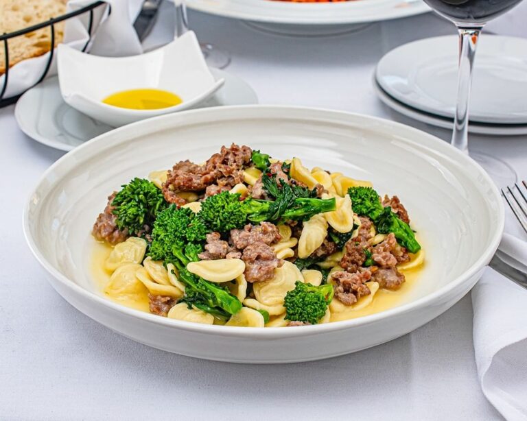 grissinirestaurant Orecchiette BroccoliRabe Sausage 768x614
