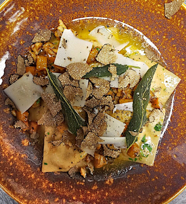 squash ravioli truffles 768x843