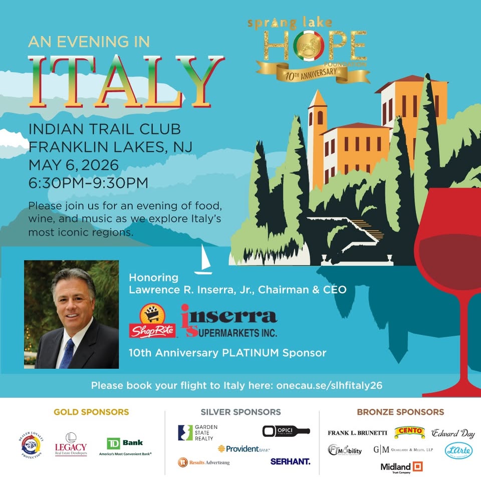 An evening in Italy charity event